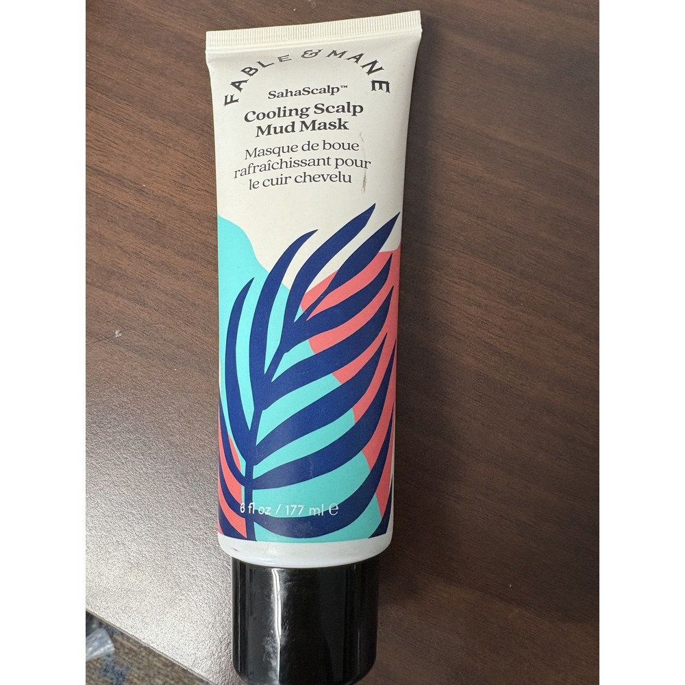 Fable & Mane SahaScalp Cooling Scalp Mud Mask 8 fl oz 177 ml Made in USA Haircar